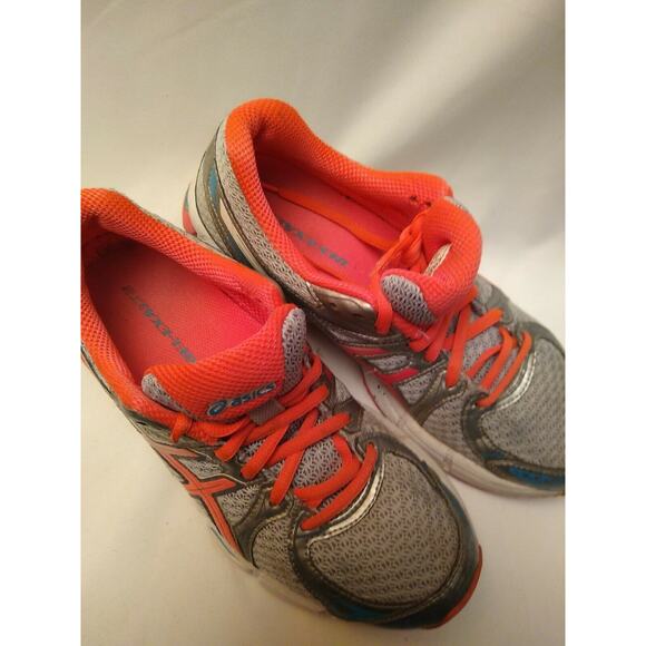 ASICS Gel-Exalt 2 T4B6N Running Training Shoes Silver Orange Women Size US 7 - Picture 3 of 11